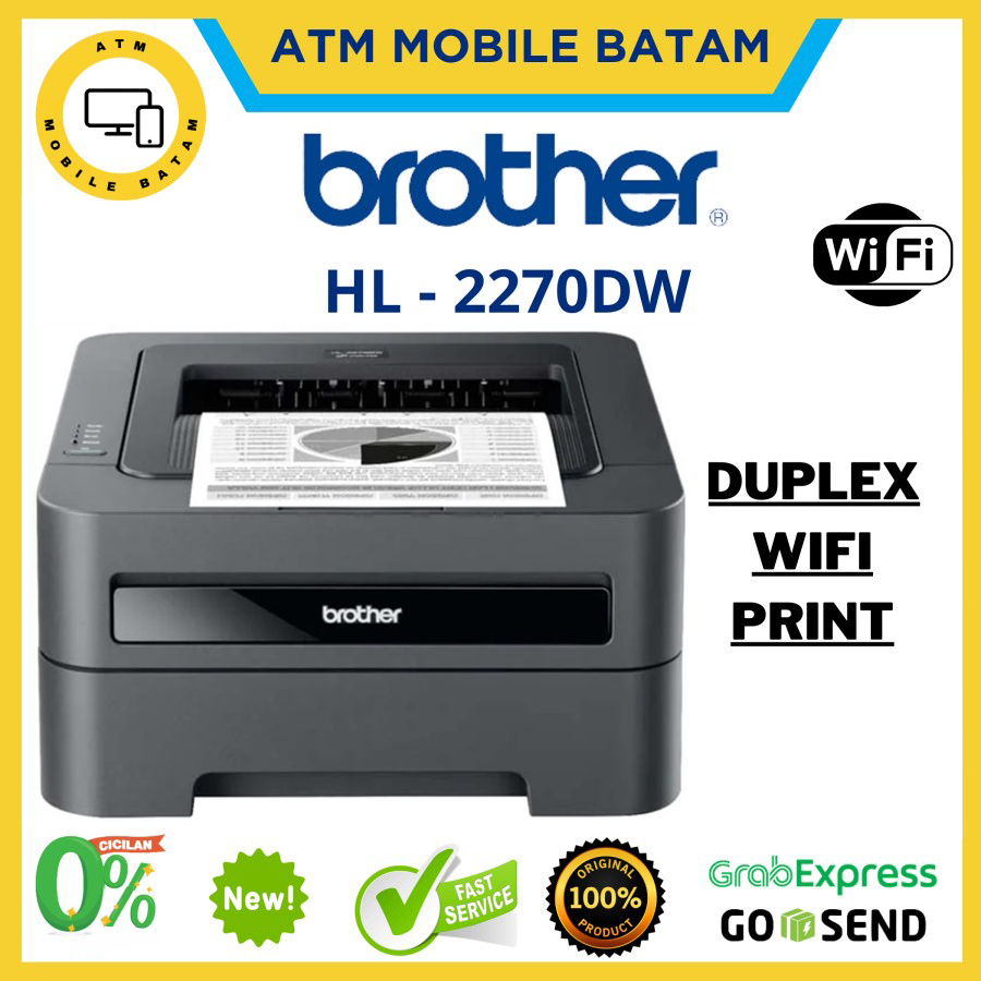 Brother HL-2270DW Monochrome Laser Printer Duplex WiFi