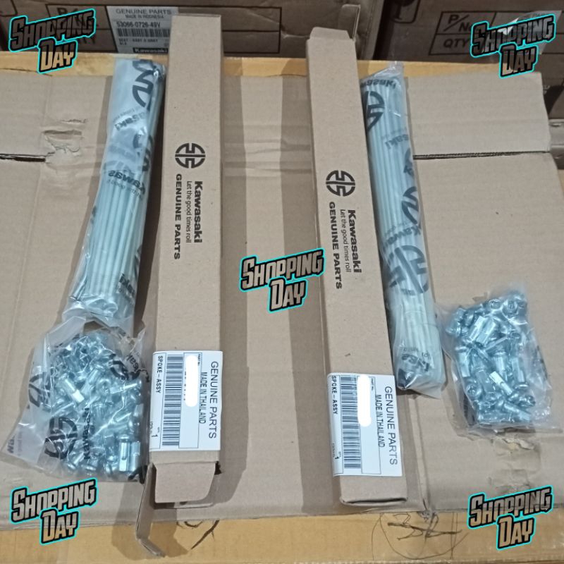 Jari jari ruji velg pelek depan belakang klx230 klx 230 ORIGINAL