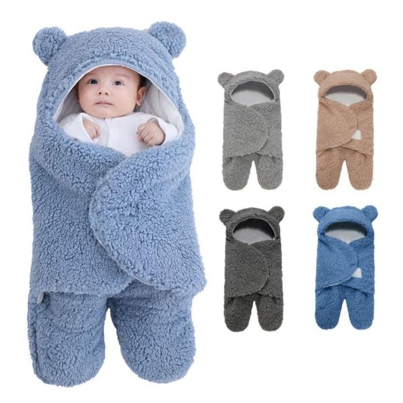 Selimut Bayi Bulu Halus / Baby Blanket Bedong