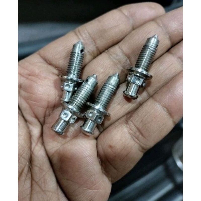 Baut nepel kaliper baut probolt setelan angin baut pembuangan angin stainless steel