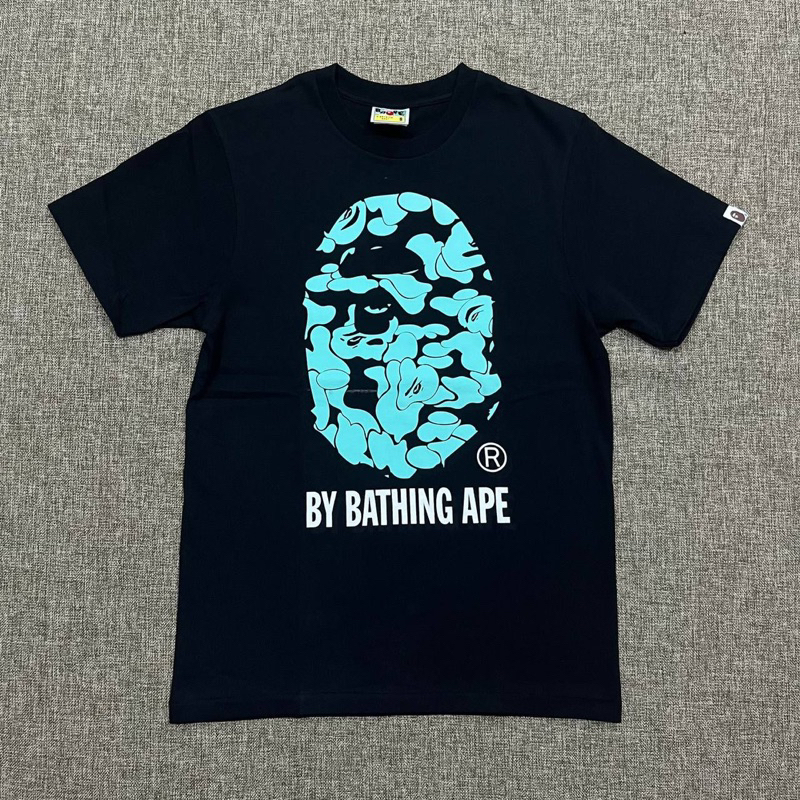 Bape Text Code Camo Tee Black Original