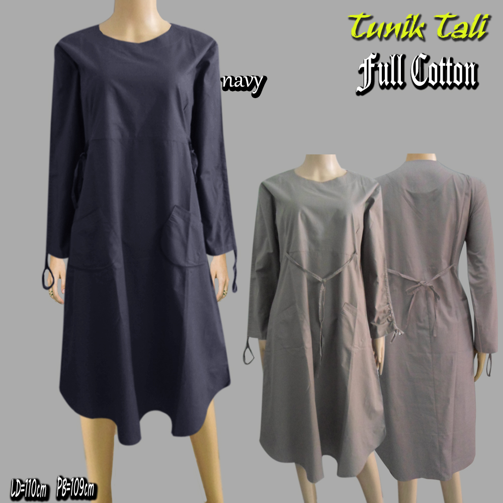 Tunik Muslim Wanita / Tunik Tali