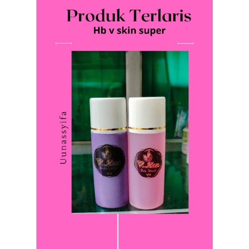 HB V SKIN SUPER WHITENING & SABUN V SKIN