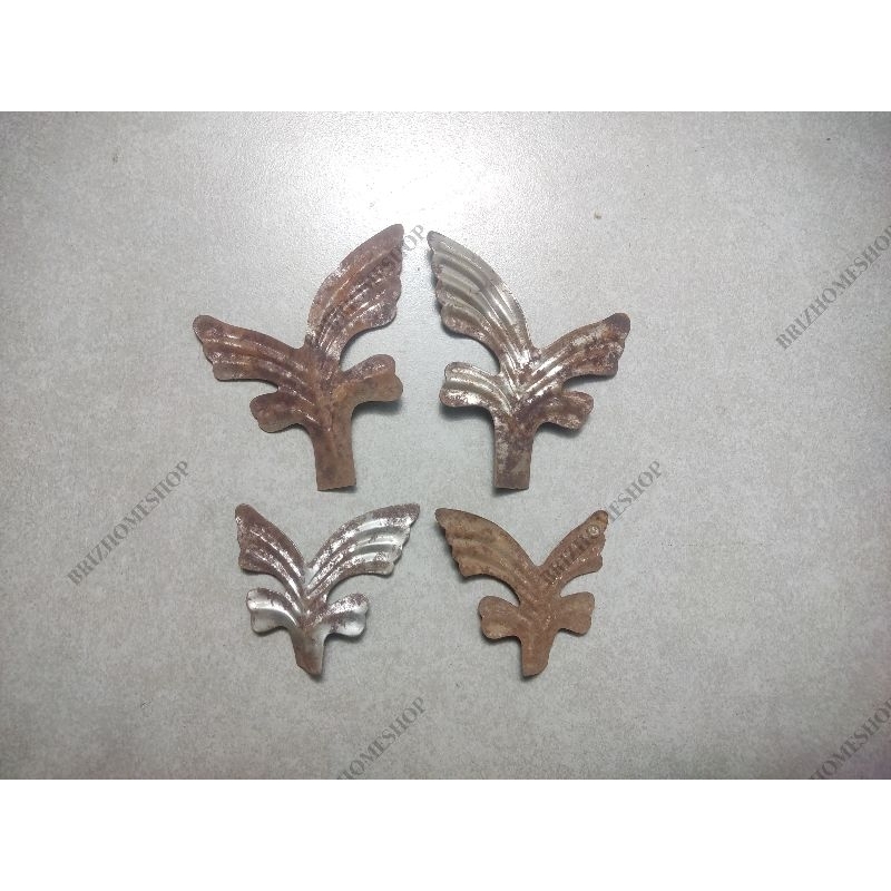 ornamen/aksesoris kembangan kupu klasik berkualitas ornamen/aksesoris pagar klasik kupu klasik lengk