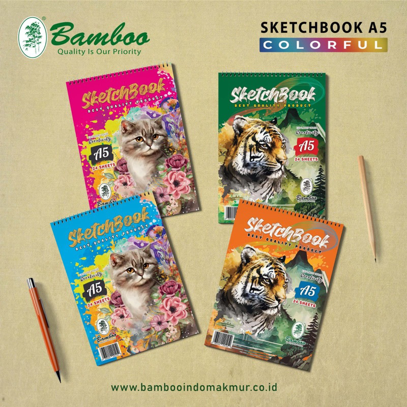 

SKETCH BOOK SPIRAL A5 BAMBOO (1PCS)