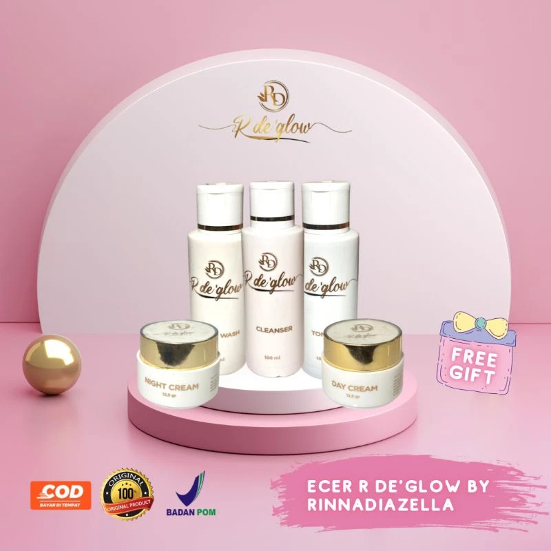 Rde R de' Glow Ecer Skincare Rinna Diazella Original Premium Quality
