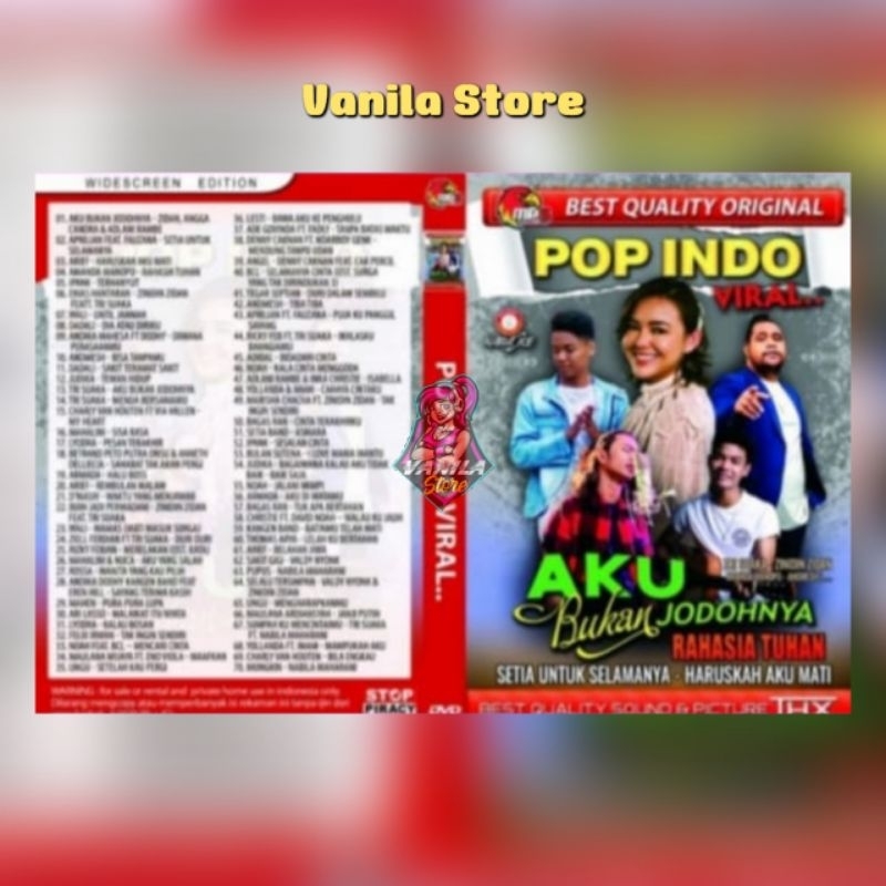 Kaset Video Musik Lagu Pop Indo Aku Bukan Jodohnya