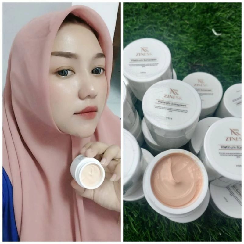 BPOM SUNCREN ZINESK SEKALI OLES GLOWING SPF 30 PA++