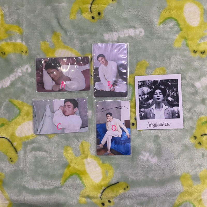 ji chang wook official kintakun photocard pvc signed