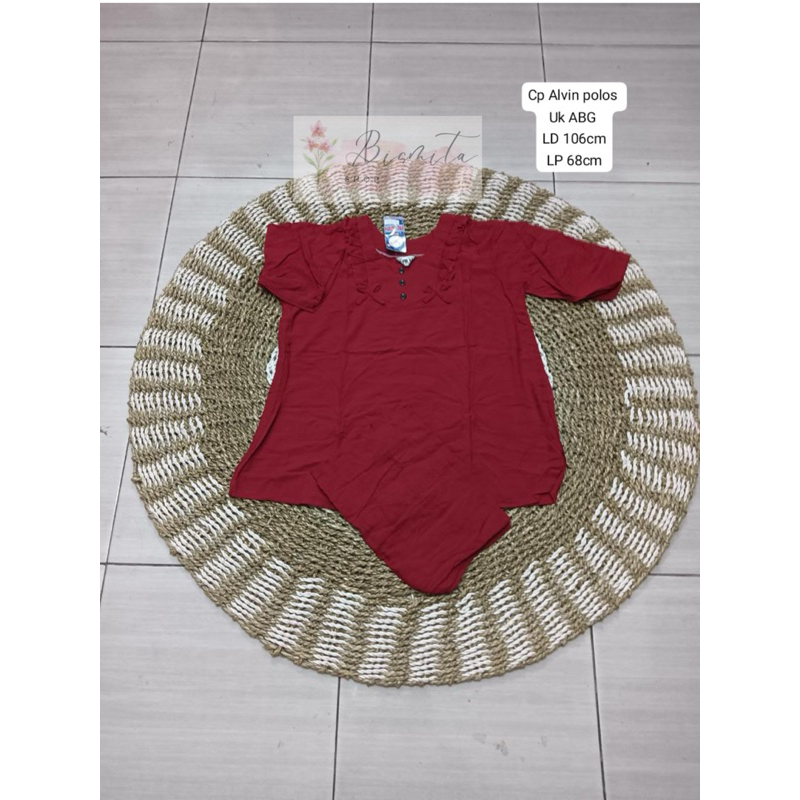 stelan CP Batik Alvin Polos Dewasa