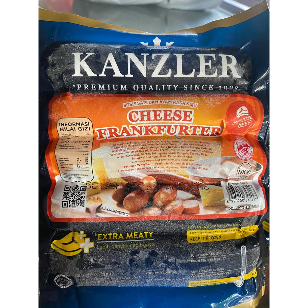 

Sosis kanzler cheese Frankfurter