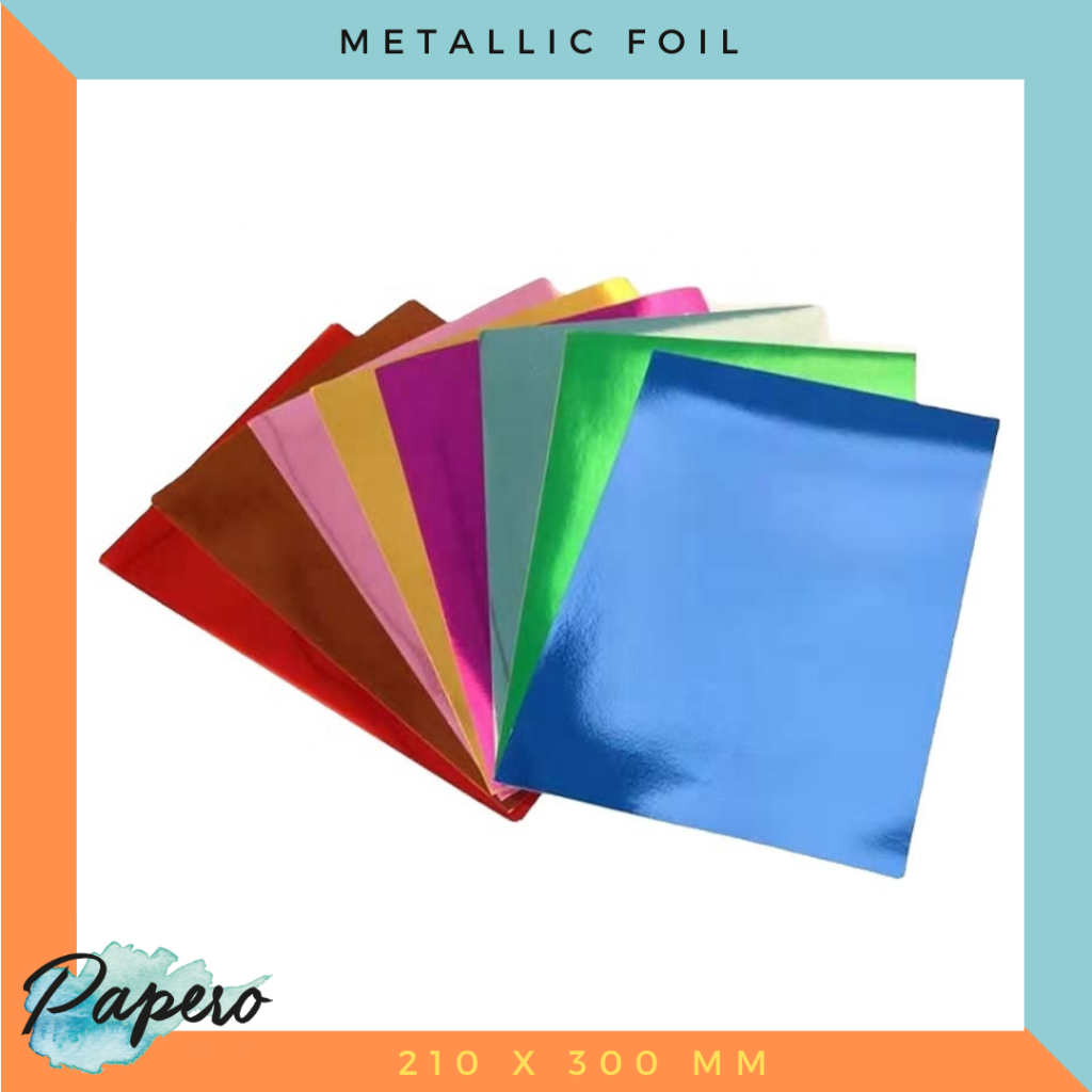 Kertas Hot Stamp Foil Metallic Transfer Paper