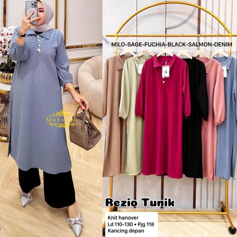 Rezio tunik by qaisara(jumbo)