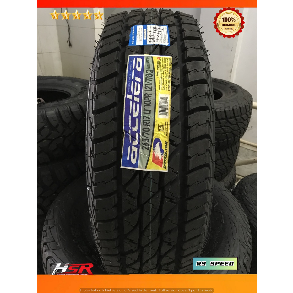 Ban Mobil Ukuran 285 70 Ring 17 Merk Accelera Omikron AT