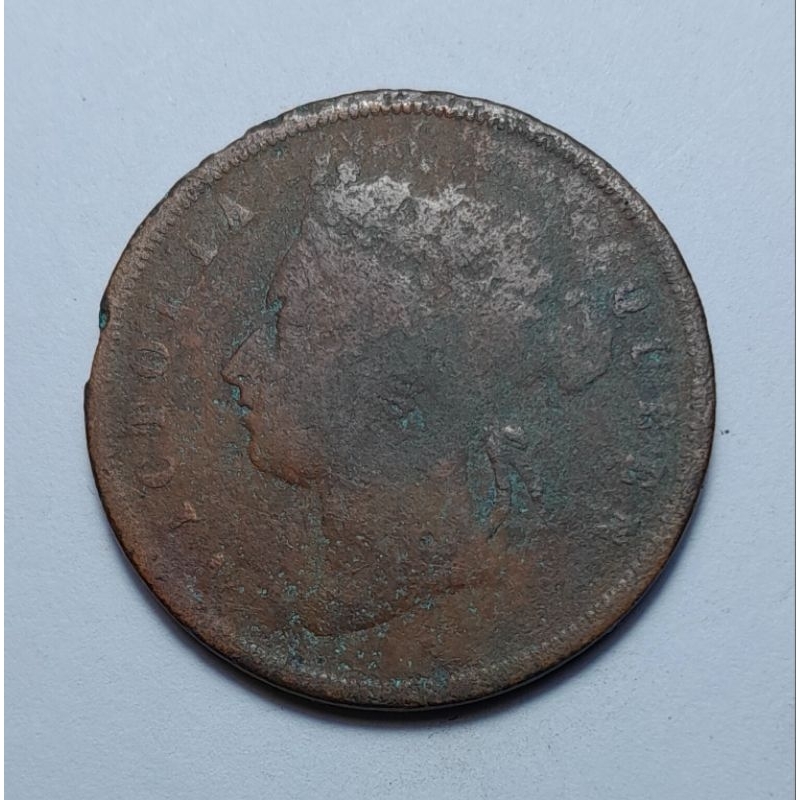 Koin Kuno: One Cent_Straits Settlements_Victoria Queen_VQ.1