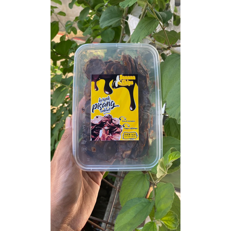 

Keripik Pisang coklat/Keripik pisang coklat 120gr