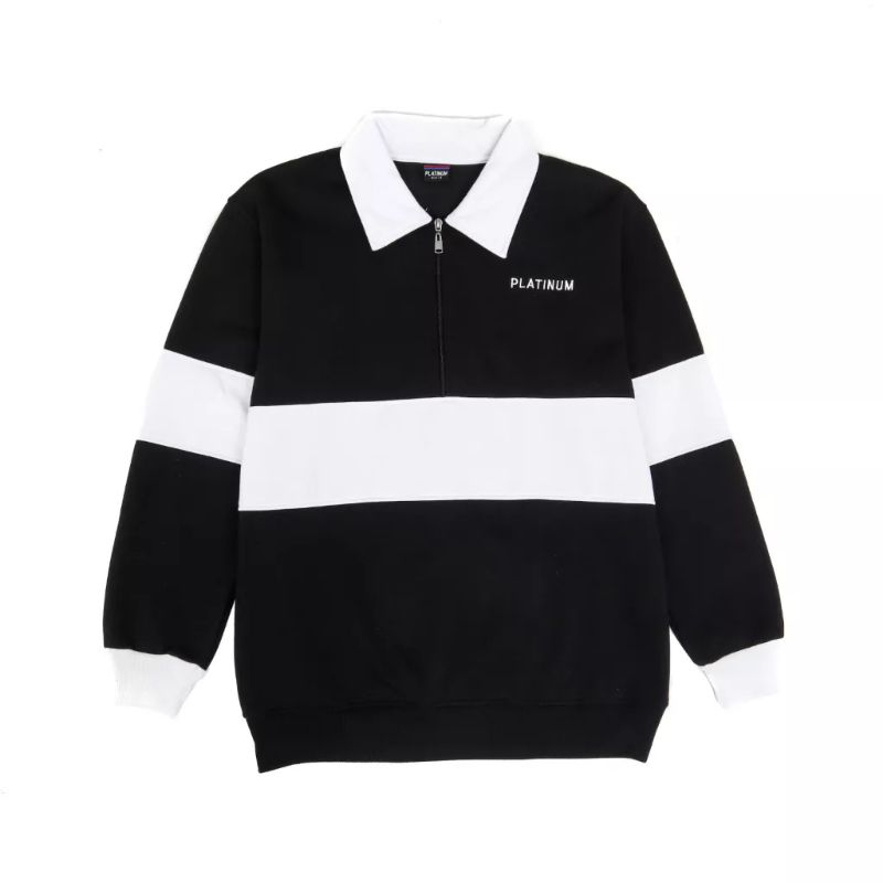 Jaket Rugby Jaket Sweater Pria Wanita Premium Distro Platinum - Jaket Rugby Terlaris