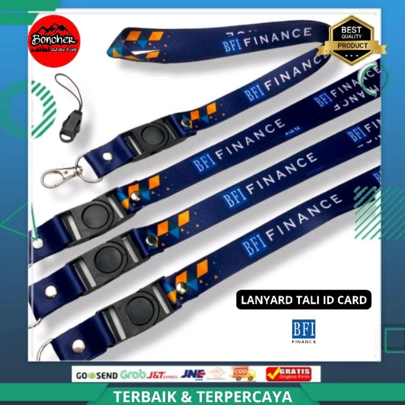 

lanyard id card BFI Finance Printing 2 Sisi full colour