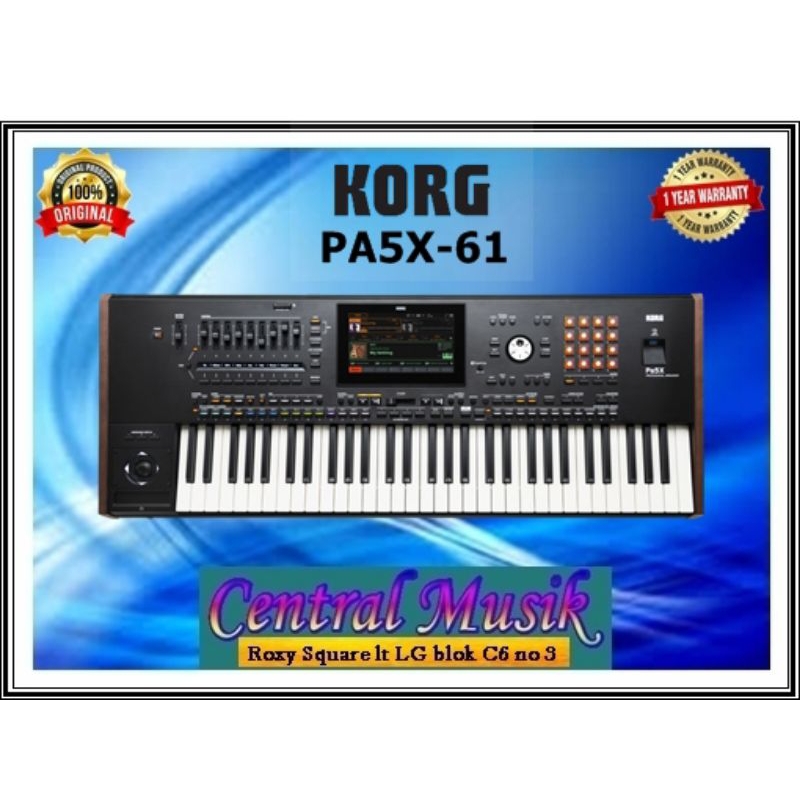 Keyboard KORG Pa5x/Pa 5X Garansi resmi