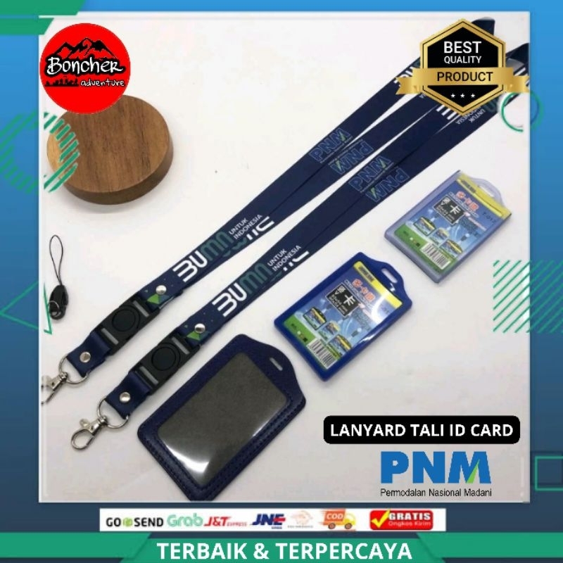 

tali lanyard id card PNM BUMN Printing 2 sisi