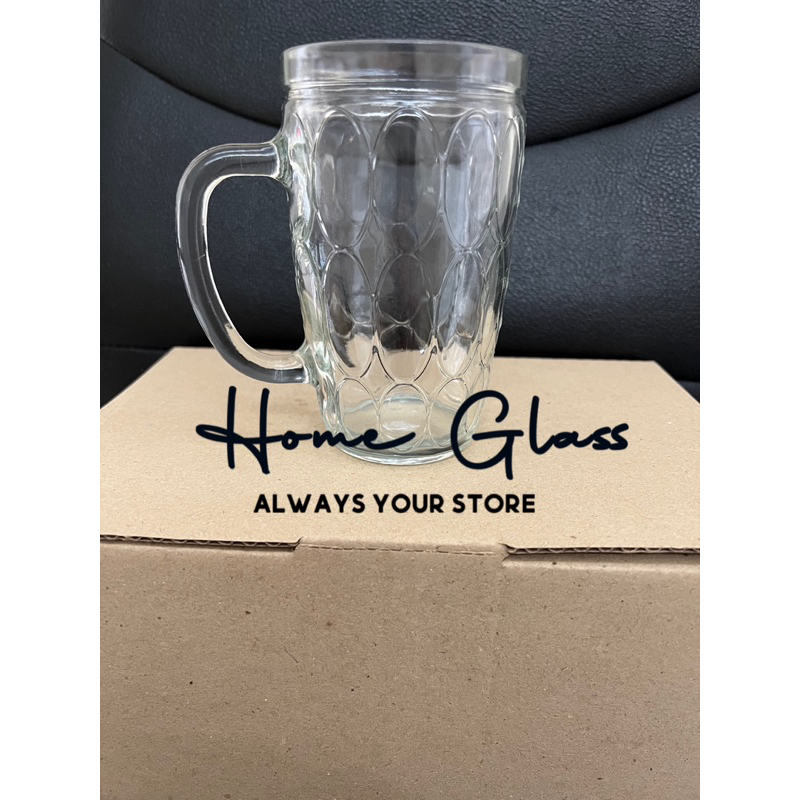 Gelas Gagang Kaca /Gelas Warung/Gelas Es Teh Jeruk IEN 13 KIG Kedaung