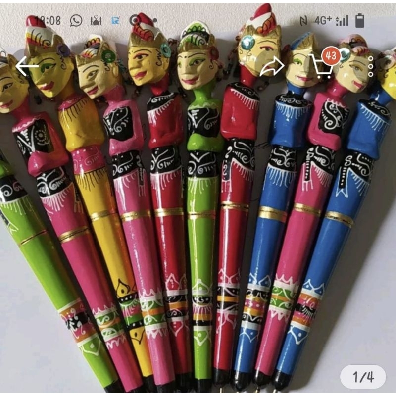 

Pulpen Wayang satu paket Isi 10pcs