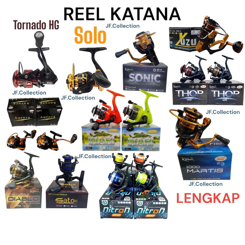 Reel Katana Tornado HG katana aurora katana solo katana Thor, katana sonic katana yuzu katana inari 