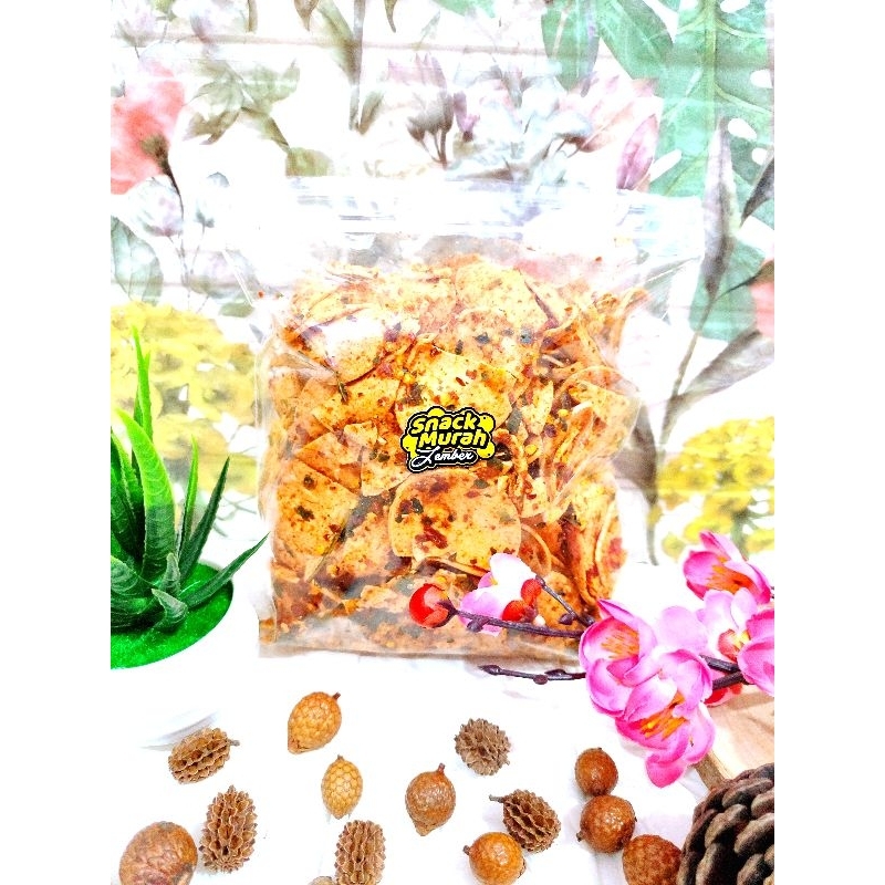 

BASRENG CIKRUH DAUN JERUK 250 Gram / BASRENG PEDAS DAUN JERUK