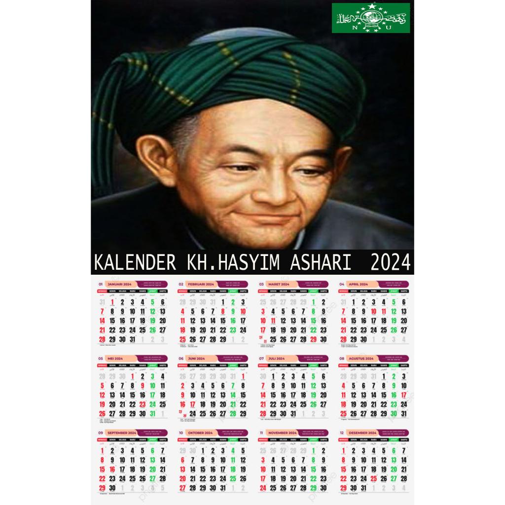 

Kalender tahun 2024 Motiv photo ulama
