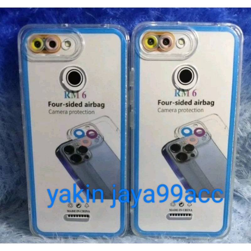 Softcase Casing Redmi 6/6A Silikon Bening Belakang Space Clear Transparan Pelindung Belakang HP+Camr