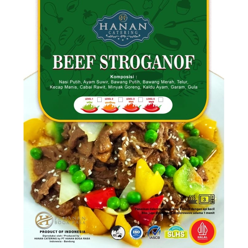 

beef stroganoff 150 gr
