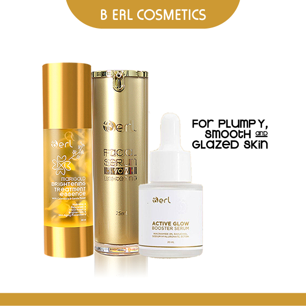 Skin Care B Erl For Plumpy |  Smooth & Glazed Skin Paket Promo B Erl Cosmetics Brightening Treatment