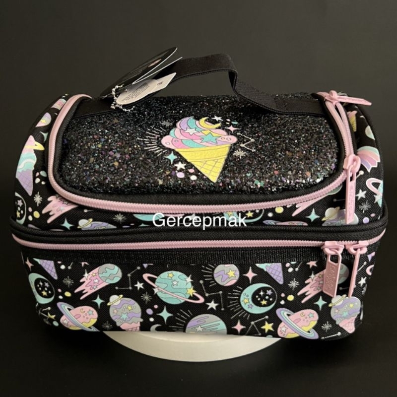 SMIGGLE LUNCH BAG BEYOND BLACK