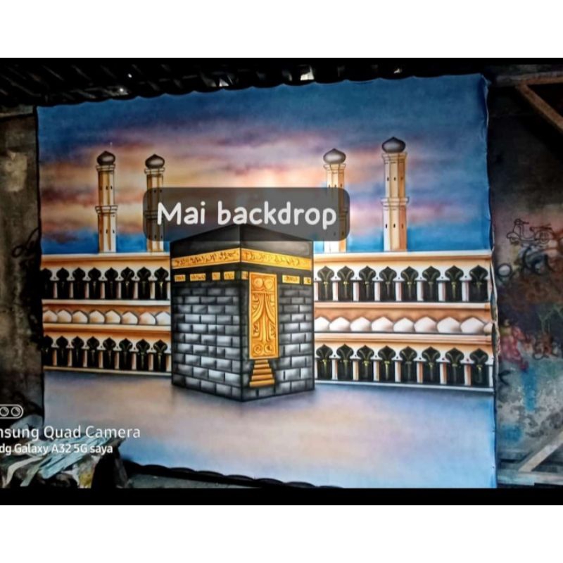 Backgroundfoto Manasik Haji /motiv kabah