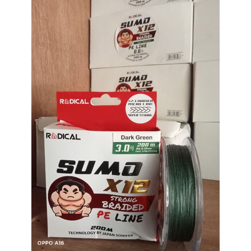 pe sumo x12 200m darkgreen