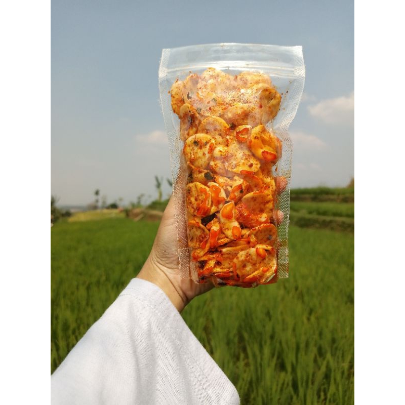 

Seblak Kering Kerupuk Bawang Pedas 100 gram