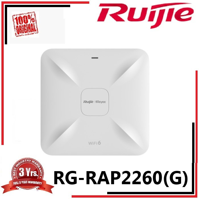 Ruijie RG-RAP2260 (G) Wi-Fi 6 RAP 2260 Dual Band Ceiling Mount Access
