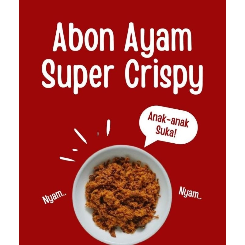 

ABON AYAM SUPER TS LEMBUT RENYAH