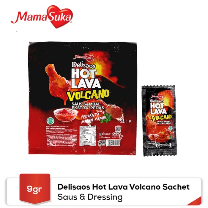 

Mamasuka Volcano saus sambal Sachet (24 pcs)