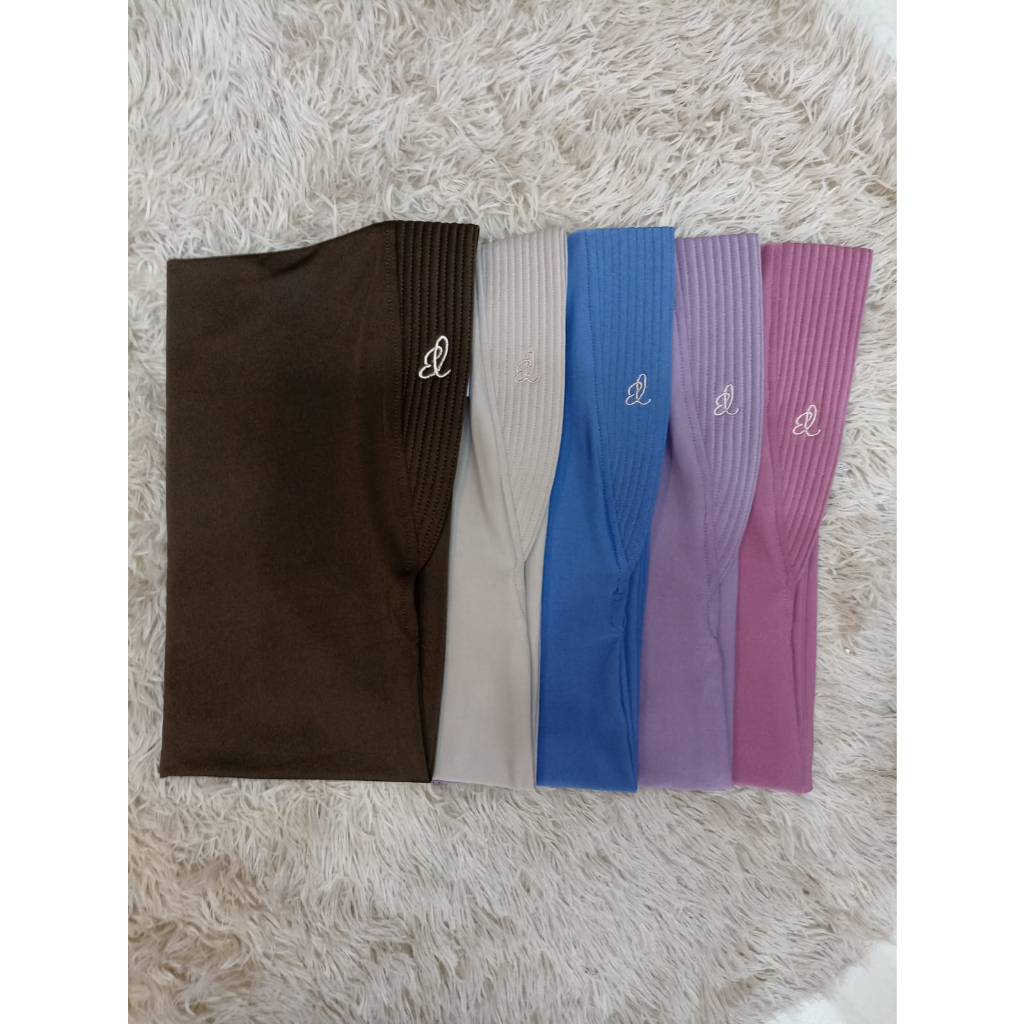 Hijab Instan Elhasna Kenan Jersy Premium L// Bergo Elhasna Jersy Premium L