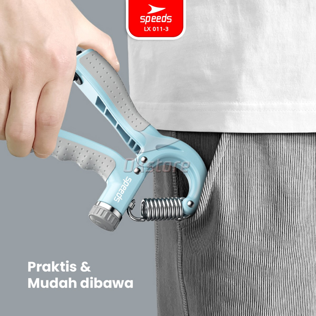 NEW SPEEDS Adjustable Grip Strengthener Handgrip Alat bantu fitness Otot lengan Portable 011-3