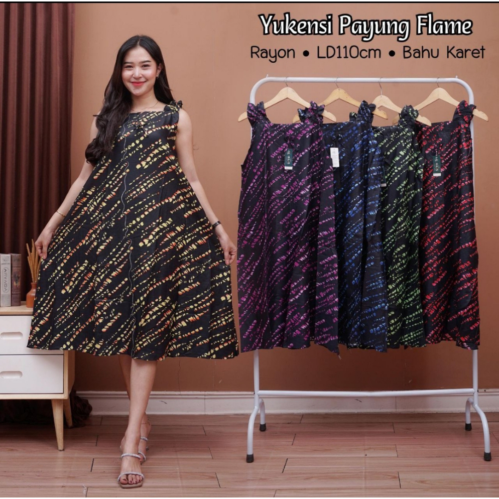 DASTER YUKENSI PAYUNG//DRESS WANITA