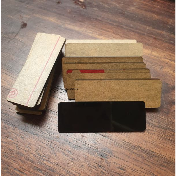 

Papan Name Tag Akrilik | Papan Nama Dada Acrylic | Nametag Hitam Polos