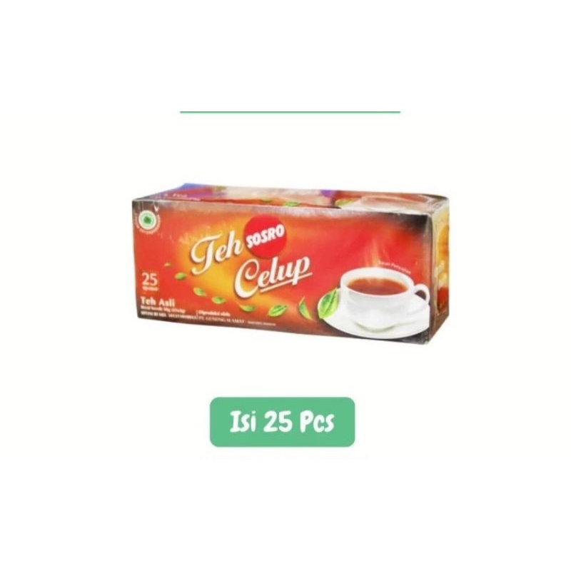 

Teh Celup Sosro 1pack isi 25pcs