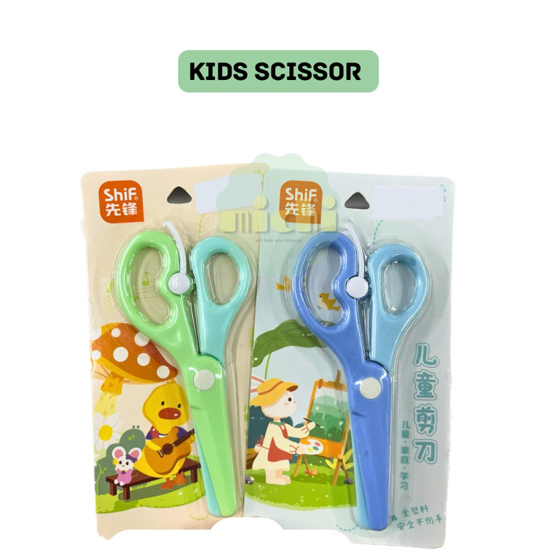 

Kids toddler safety scissor gunting anak