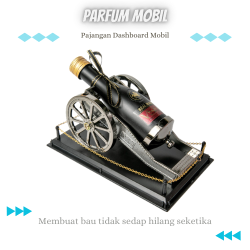parfum mobil unik atau hiasan dashboard pewangi mobil model botol Uk XL
