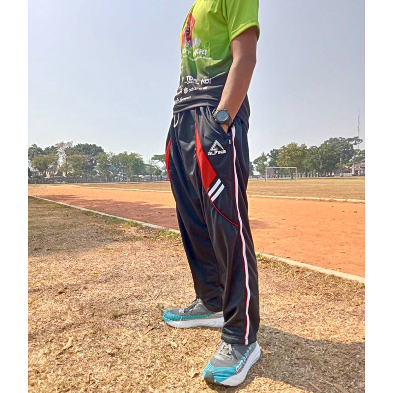 celana trening alfina variasi saku panjang/celana olahraga unisex