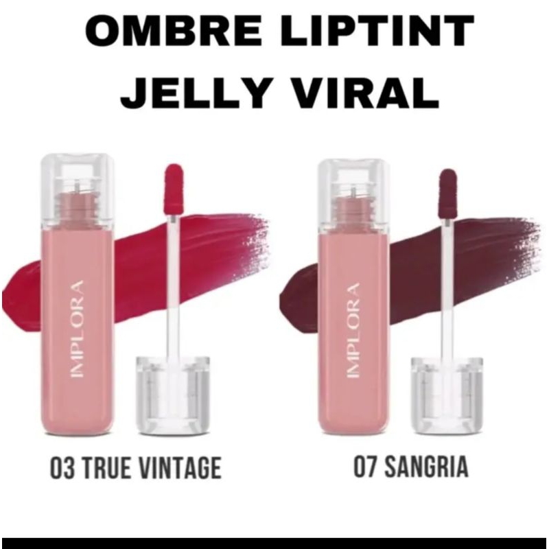 paket ombre jelly tint lip tint implora