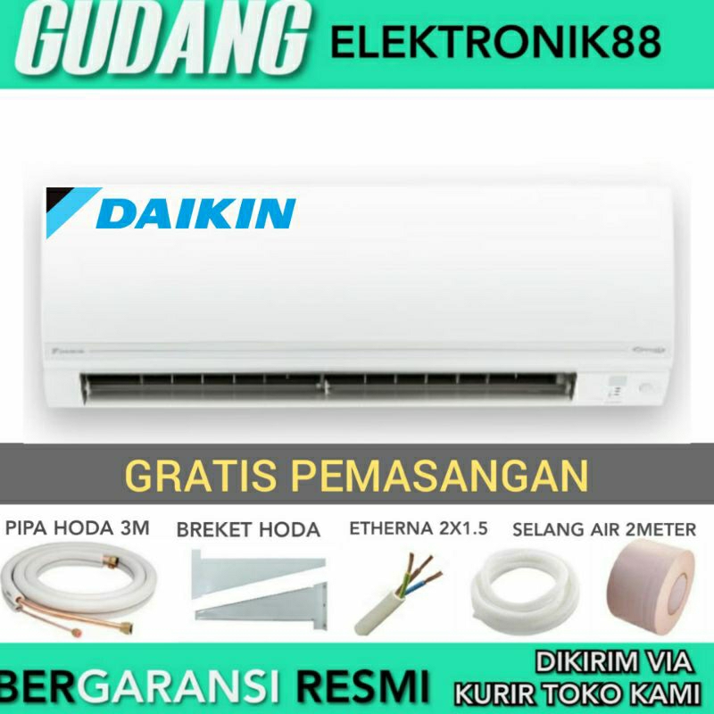 AC DAIKIN 1/2 PK FTP15AV14 Air Conditioner 0.5 Pk Malaysia +Pemasangan