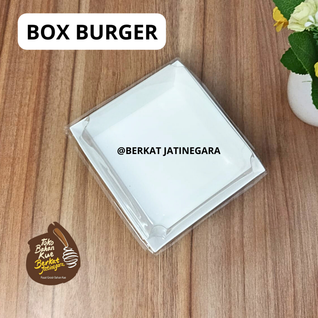 

PAPERBOX BURGER SANDWICH MILKBUN UKURAN 12,1X11X3,5 CM